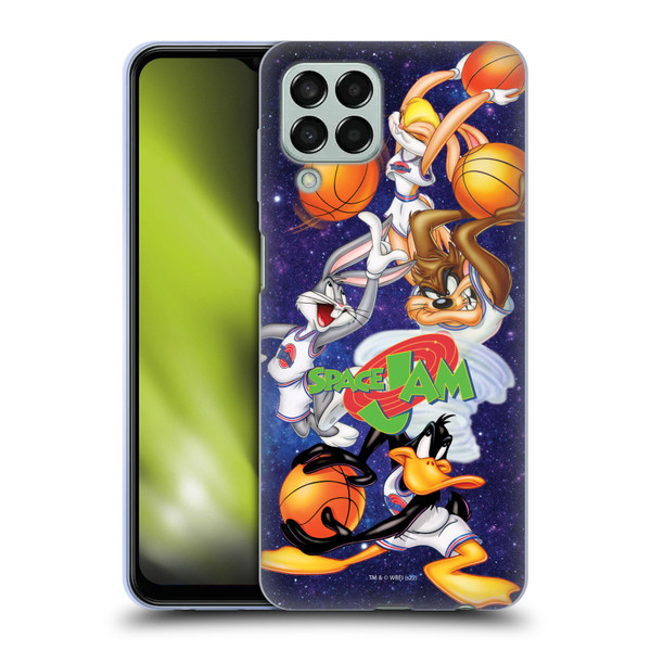 Space Jam (1996) Graphics Poster Soft Gel Case for Samsung Galaxy M33 (2022)