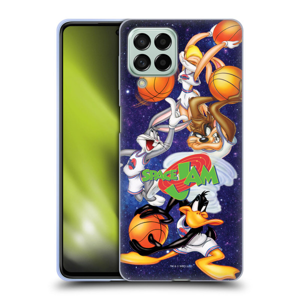 Space Jam (1996) Graphics Poster Soft Gel Case for Samsung Galaxy M53 (2022)