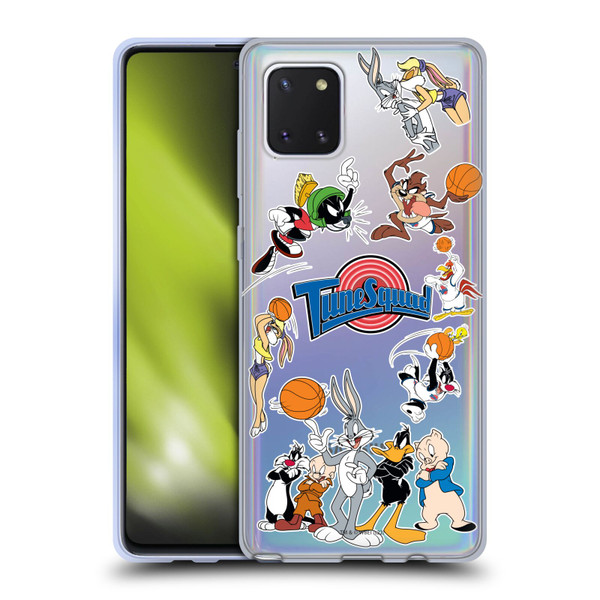 Space Jam (1996) Graphics Tune Squad Soft Gel Case for Samsung Galaxy Note10 Lite