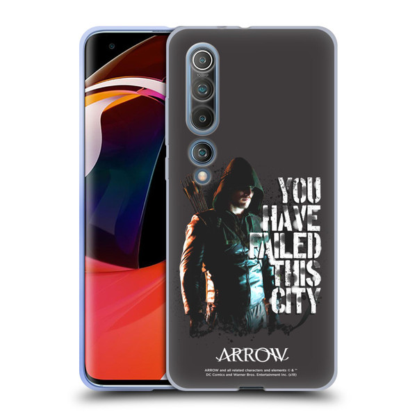 Arrow TV Series Graphics You Have Failed This City Soft Gel Case for Xiaomi Mi 10 5G / Mi 10 Pro 5G