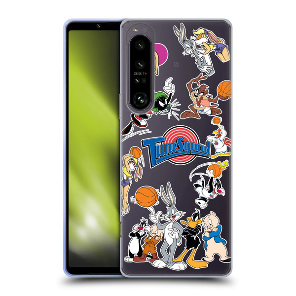 Space Jam (1996) Graphics Tune Squad Soft Gel Case for Sony Xperia 1 IV