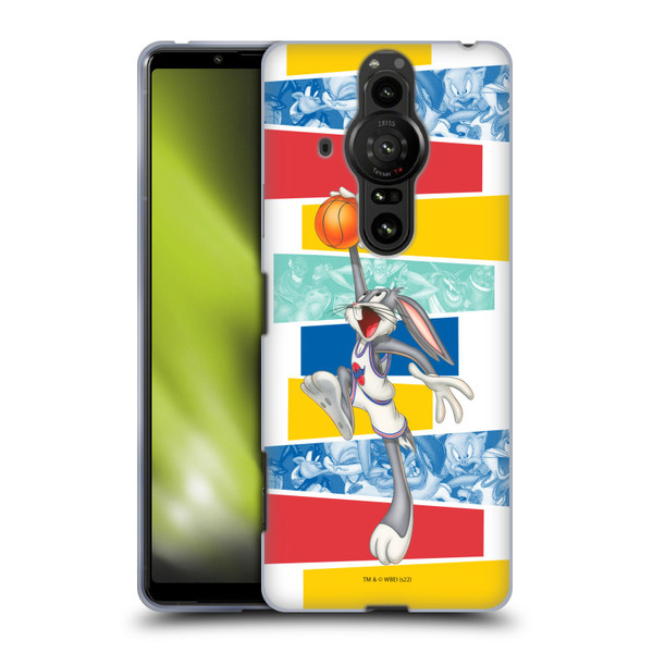 Space Jam (1996) Graphics Bugs Bunny Soft Gel Case for Sony Xperia Pro-I
