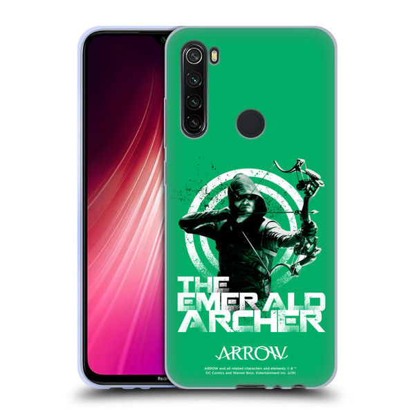 Arrow TV Series Graphics The Emerald Archer Soft Gel Case for Xiaomi Redmi Note 8T