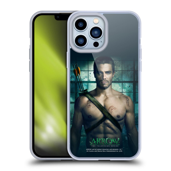 Arrow TV Series Posters Oliver Queen Soft Gel Case for Apple iPhone 13 Pro Max
