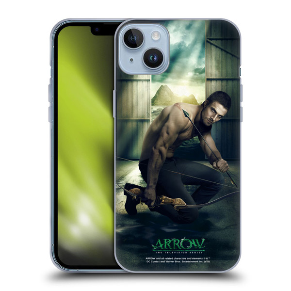 Arrow TV Series Posters Oliver Queen 2 Soft Gel Case for Apple iPhone 14 Plus