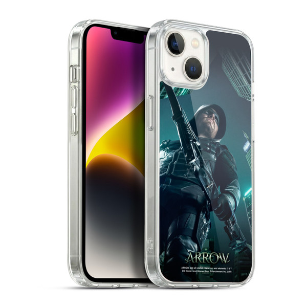 Arrow TV Series Posters Season 5 Soft Gel Case for Apple iPhone 14 Plus & MagSafe