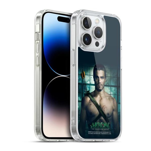 Arrow TV Series Posters Oliver Queen Soft Gel Case for Apple iPhone 14 Pro & MagSafe