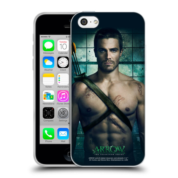 Arrow TV Series Posters Oliver Queen Soft Gel Case for Apple iPhone 5c