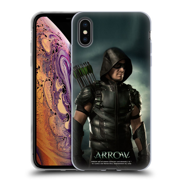 Arrow TV Series Posters Season 4 Soft Gel Case for Apple iPhone XS Max