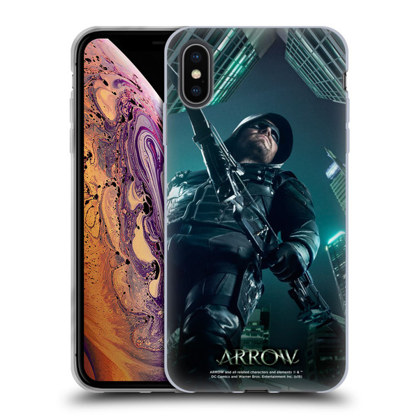Arrow TV Series Posters Season 5 Soft Gel Case for Apple iPhone XS Max