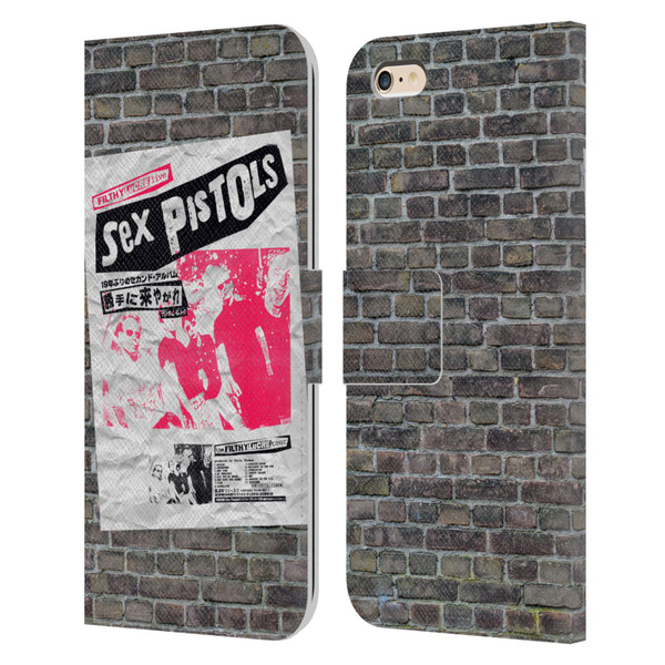 Sex Pistols Band Art Filthy Lucre Japan Leather Book Wallet Case Cover For Apple iPhone 6 Plus / iPhone 6s Plus