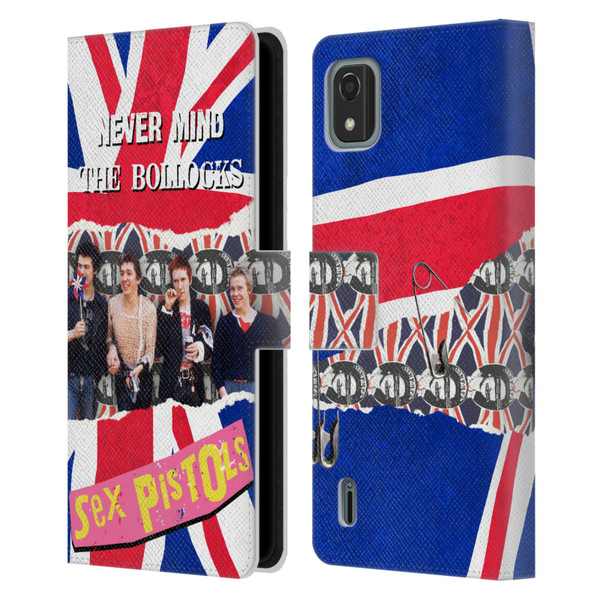 Sex Pistols Band Art Group Photo Leather Book Wallet Case Cover For Nokia C2 2nd Edition