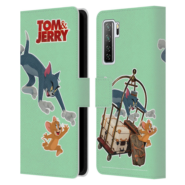 Tom And Jerry Movie (2021) Graphics Characters 1 Leather Book Wallet Case Cover For Huawei Nova 7 SE/P40 Lite 5G