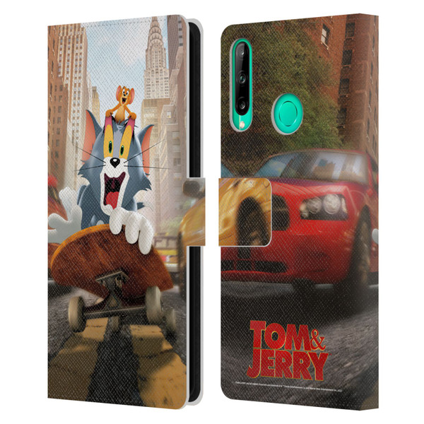 Tom And Jerry Movie (2021) Graphics Best Of Enemies Leather Book Wallet Case Cover For Huawei P40 lite E