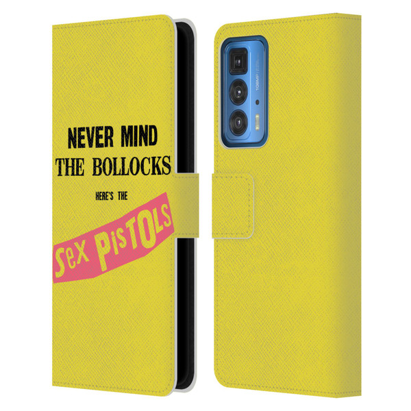 Sex Pistols Band Art NMTB Album Leather Book Wallet Case Cover For Motorola Edge 20 Pro