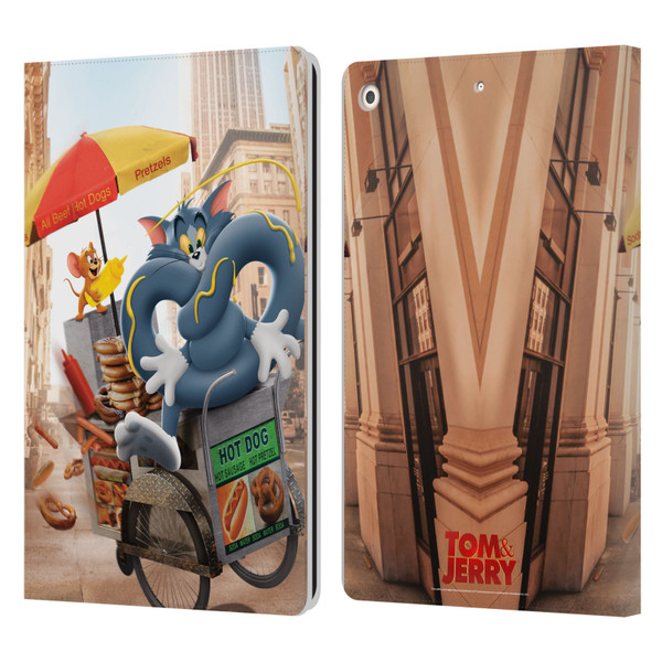 Tom And Jerry Movie (2021) Graphics Real World New Twist Leather Book Wallet Case Cover For Apple iPad 10.2 2019/2020/2021