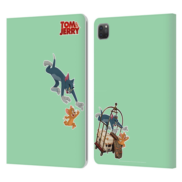 Tom And Jerry Movie (2021) Graphics Characters 1 Leather Book Wallet Case Cover For Apple iPad Pro 11 2020 / 2021 / 2022