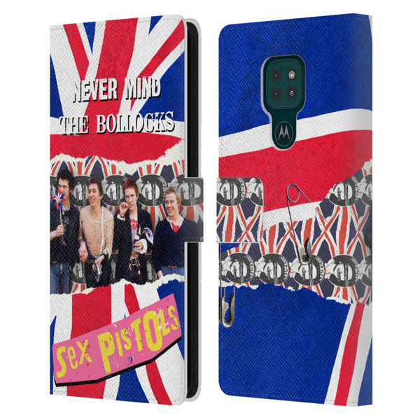 Sex Pistols Band Art Group Photo Leather Book Wallet Case Cover For Motorola Moto G9 Play