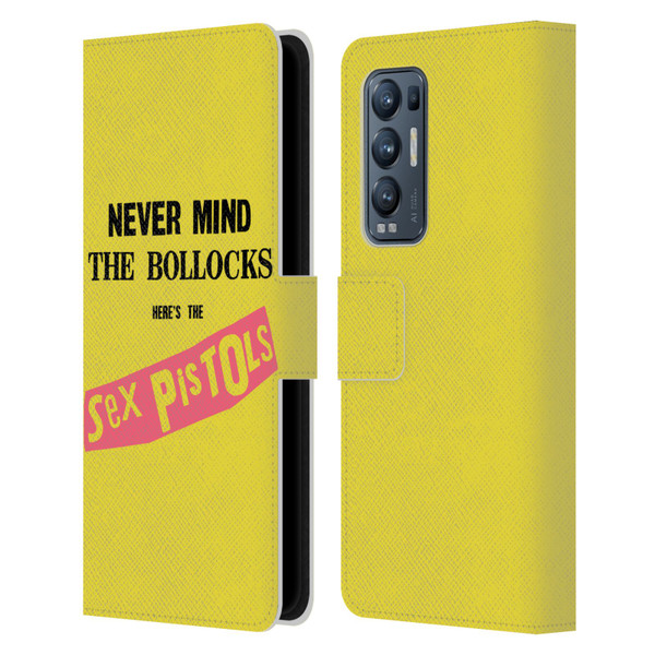 Sex Pistols Band Art NMTB Album Leather Book Wallet Case Cover For OPPO Find X3 Neo / Reno5 Pro+ 5G