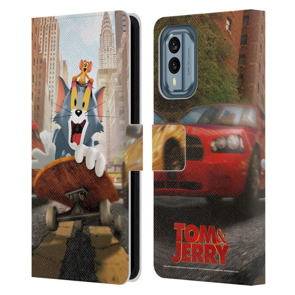 Tom And Jerry Movie (2021) Graphics Best Of Enemies Leather Book Wallet Case Cover For Nokia X30