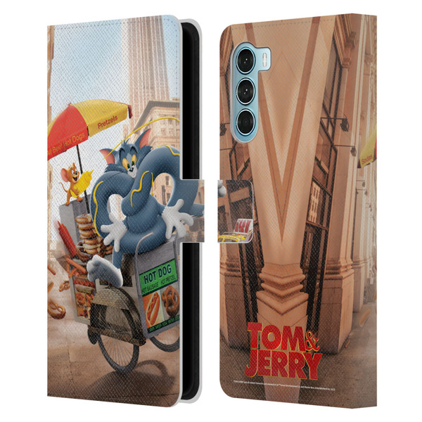 Tom And Jerry Movie (2021) Graphics Real World New Twist Leather Book Wallet Case Cover For Motorola Edge S30 / Moto G200 5G