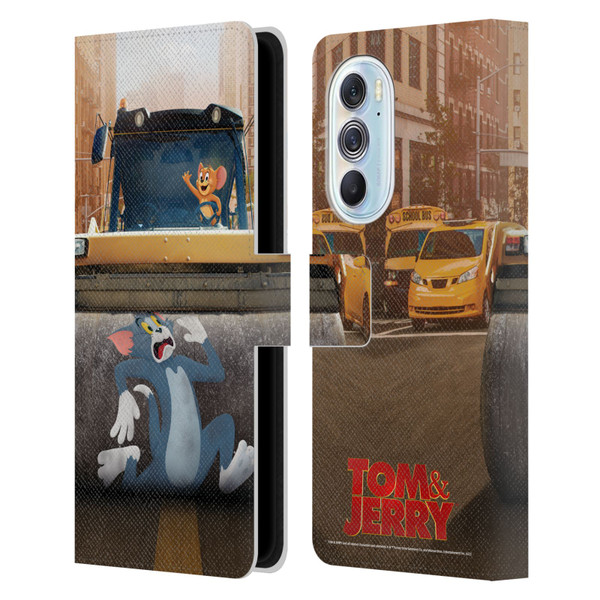 Tom And Jerry Movie (2021) Graphics Rolling Leather Book Wallet Case Cover For Motorola Edge X30