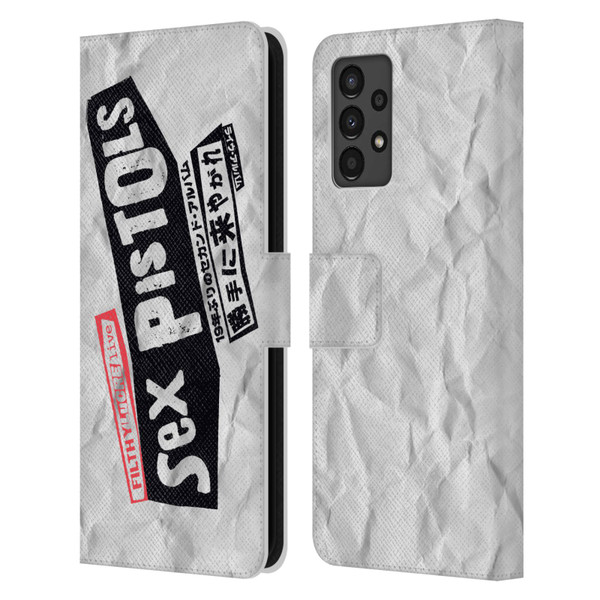 Sex Pistols Band Art Filthy Lucre Live Leather Book Wallet Case Cover For Samsung Galaxy A13 (2022)