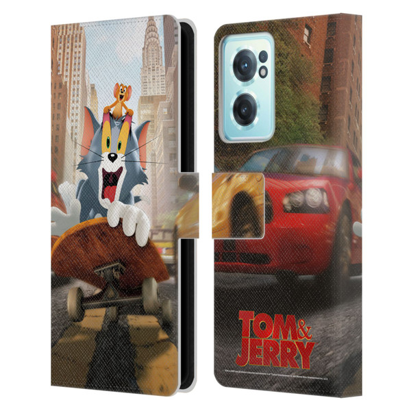 Tom And Jerry Movie (2021) Graphics Best Of Enemies Leather Book Wallet Case Cover For OnePlus Nord CE 2 5G