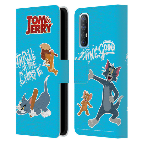 Tom And Jerry Movie (2021) Graphics Characters 2 Leather Book Wallet Case Cover For OPPO Find X2 Neo 5G
