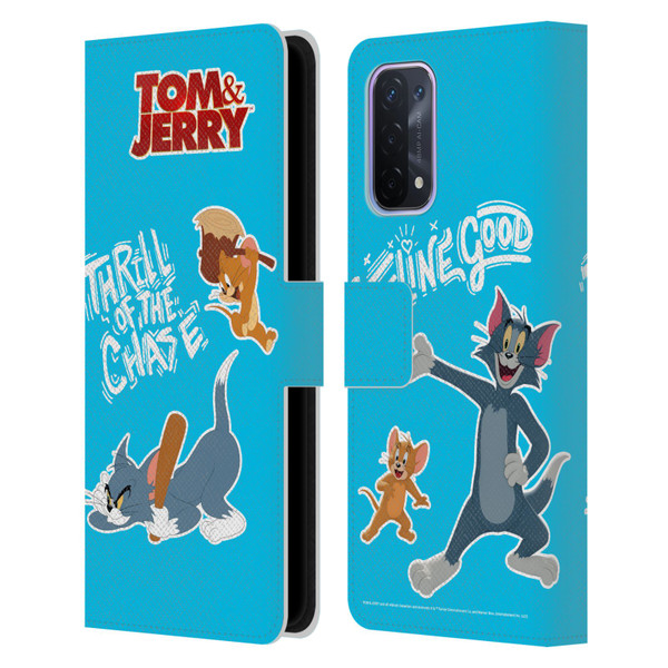 Tom And Jerry Movie (2021) Graphics Characters 2 Leather Book Wallet Case Cover For OPPO A54 5G