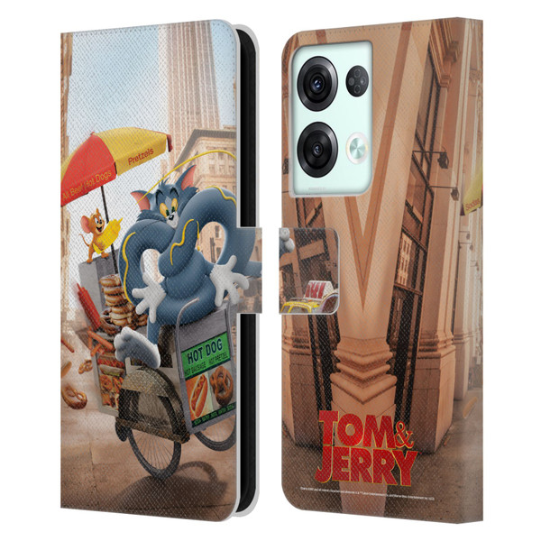Tom And Jerry Movie (2021) Graphics Real World New Twist Leather Book Wallet Case Cover For OPPO Reno8 Pro