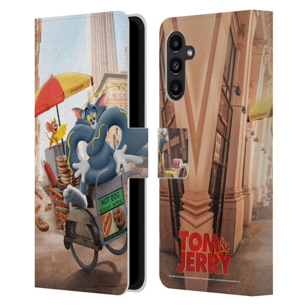 Tom And Jerry Movie (2021) Graphics Real World New Twist Leather Book Wallet Case Cover For Samsung Galaxy A13 5G (2021)