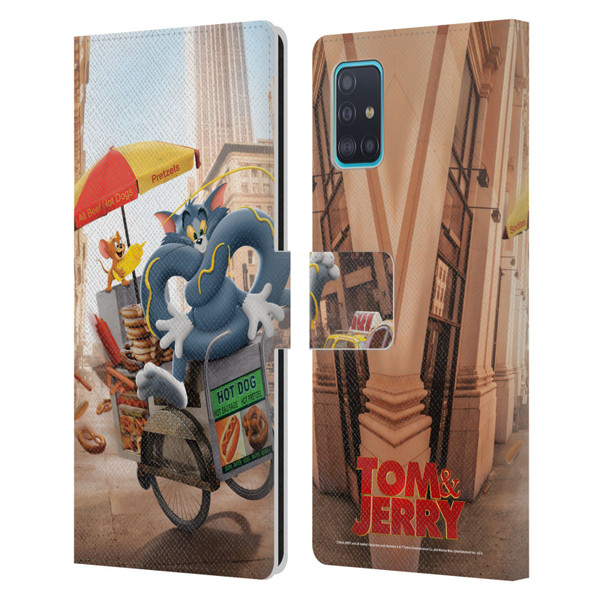 Tom And Jerry Movie (2021) Graphics Real World New Twist Leather Book Wallet Case Cover For Samsung Galaxy A51 (2019)
