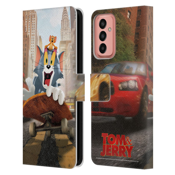 Tom And Jerry Movie (2021) Graphics Best Of Enemies Leather Book Wallet Case Cover For Samsung Galaxy M13 (2022)