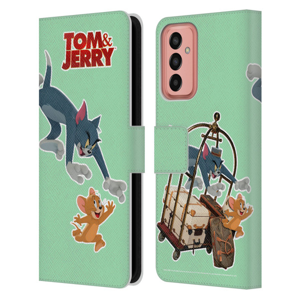 Tom And Jerry Movie (2021) Graphics Characters 1 Leather Book Wallet Case Cover For Samsung Galaxy M13 (2022)