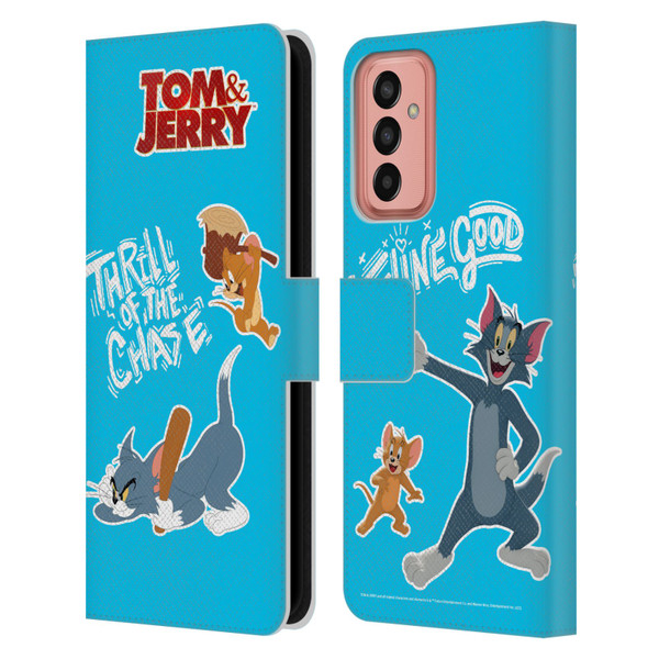 Tom And Jerry Movie (2021) Graphics Characters 2 Leather Book Wallet Case Cover For Samsung Galaxy M13 (2022)
