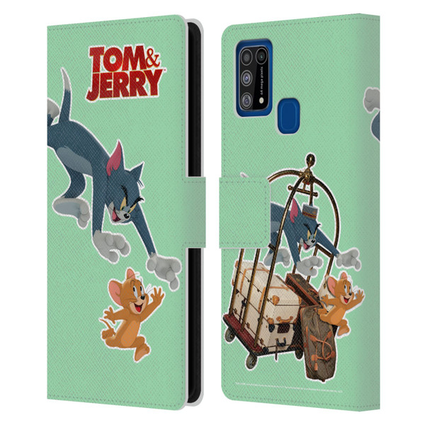 Tom And Jerry Movie (2021) Graphics Characters 1 Leather Book Wallet Case Cover For Samsung Galaxy M31 (2020)