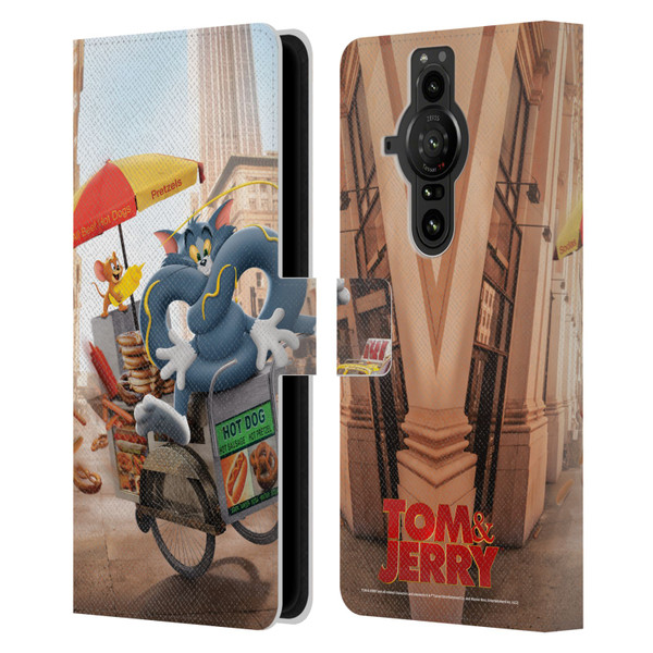 Tom And Jerry Movie (2021) Graphics Real World New Twist Leather Book Wallet Case Cover For Sony Xperia Pro-I