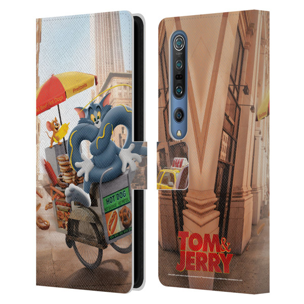 Tom And Jerry Movie (2021) Graphics Real World New Twist Leather Book Wallet Case Cover For Xiaomi Mi 10 5G / Mi 10 Pro 5G
