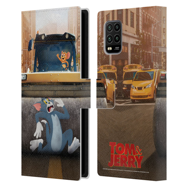 Tom And Jerry Movie (2021) Graphics Rolling Leather Book Wallet Case Cover For Xiaomi Mi 10 Lite 5G