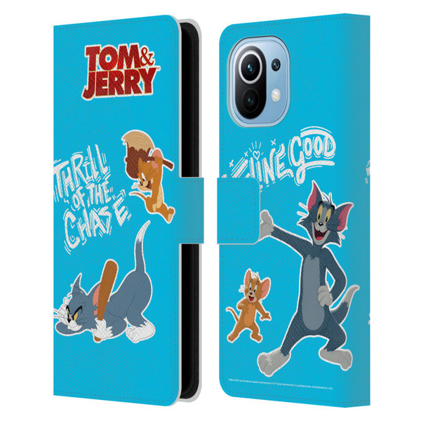 Tom And Jerry Movie (2021) Graphics Characters 2 Leather Book Wallet Case Cover For Xiaomi Mi 11