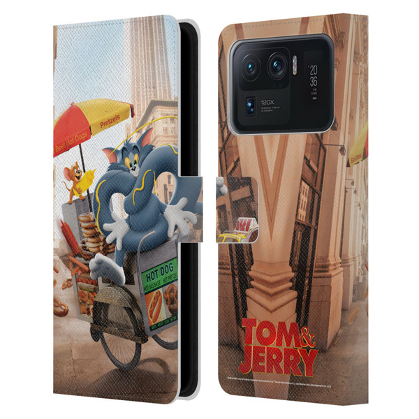 Tom And Jerry Movie (2021) Graphics Real World New Twist Leather Book Wallet Case Cover For Xiaomi Mi 11 Ultra