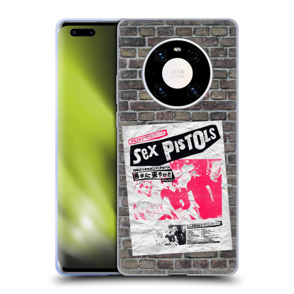 Sex Pistols Band Art Filthy Lucre Japan Soft Gel Case for Huawei Mate 40 Pro 5G