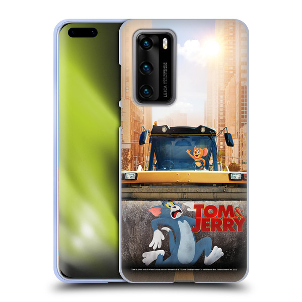 Tom And Jerry Movie (2021) Graphics Rolling Soft Gel Case for Huawei P40 5G