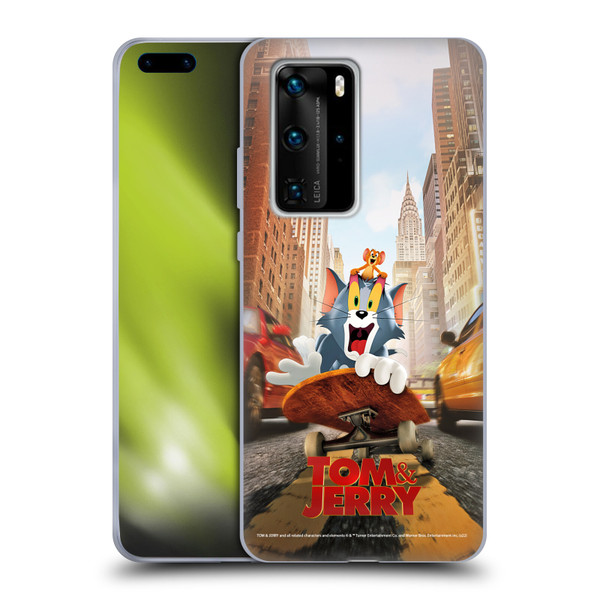 Tom And Jerry Movie (2021) Graphics Best Of Enemies Soft Gel Case for Huawei P40 Pro / P40 Pro Plus 5G