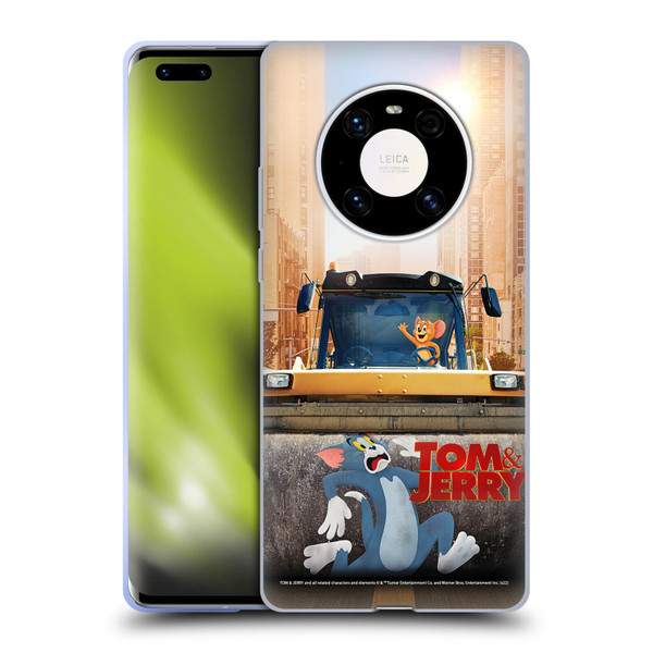 Tom And Jerry Movie (2021) Graphics Rolling Soft Gel Case for Huawei Mate 40 Pro 5G
