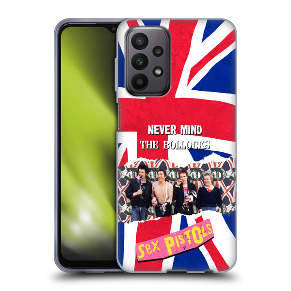 Sex Pistols Band Art Group Photo Soft Gel Case for Samsung Galaxy A23 / 5G (2022)