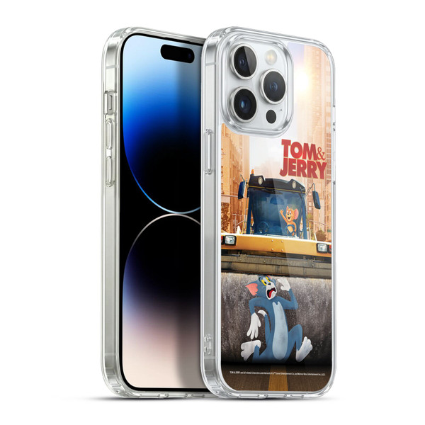 Tom And Jerry Movie (2021) Graphics Rolling Soft Gel Case for Apple iPhone 13 Pro Max & MagSafe