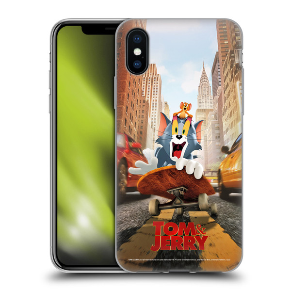 Tom And Jerry Movie (2021) Graphics Best Of Enemies Soft Gel Case for Apple iPhone X / iPhone XS