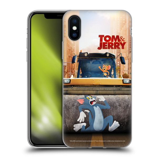 Tom And Jerry Movie (2021) Graphics Rolling Soft Gel Case for Apple iPhone X / iPhone XS